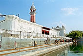 Amritsar - the Golden Temple - the Parikrama, the circuit aroud the Pool of Nectar where Sikh pilgrims bathe. 